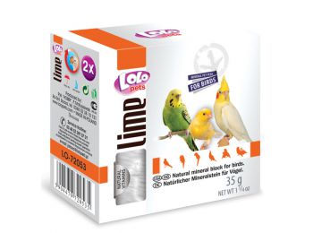 Lolo Lime - Natural mineral block for birds 35 g