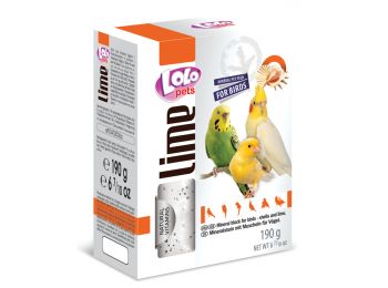 Lolo Lime - Mineral blockwith shells for birds XL 190 g
