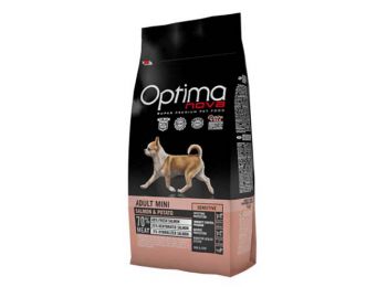 Visán Optimanova Dog Adult Mini Salmon&Potato 0,8 kg kutyatáp