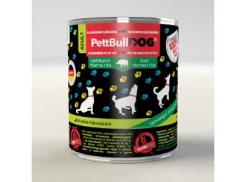 PettBullDog Adult vaddisznó barna rizzsel 800 g