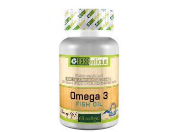 HERBIoticum Omega 3 Fish Oil lágyzselatin kapszula 60 db