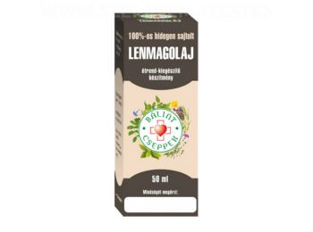 100%-os hidegen sajtolt Lenmagolaj 50 ml