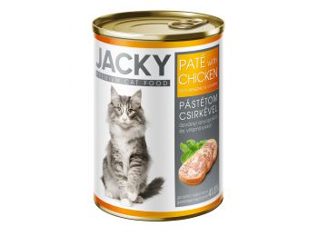 Jacky Prémium Macska Konzerv Pástétom Csirke 400g