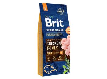 Brit Premium By Nature Adult Medium kutyatáp 15kg