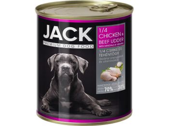 Jack Kutya Konzerv 1/4 Csirke + Tehéntőgy 800g