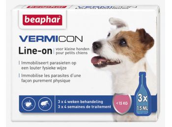 Vermicon Spot On Dog S (0-15kg) 3x