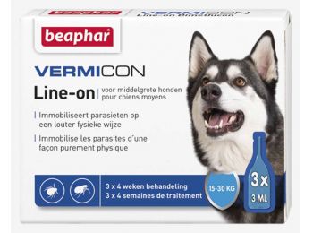 Vermicon Spot On Dog M (15-30kg) 3x