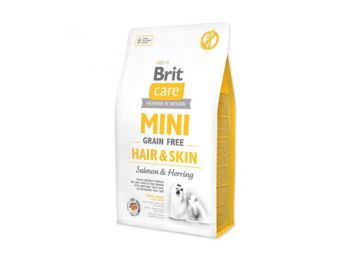 Brit CARE Mini Hair&Skin ( Lazac és Hering ) kutyatáp 0,4 