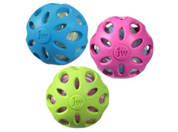 JW Crackle Heads Ball Small Pink