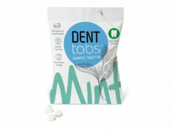 Denttabs fogtisztító tabletta FLUORIDMENTES 125 db