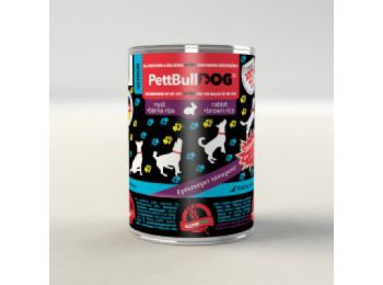 PettBullDog Senior nyúl barna rizzsel 400 g
