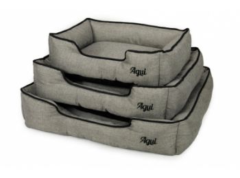 Agui Nature kutyaágy szürke/fekete 70x60x17