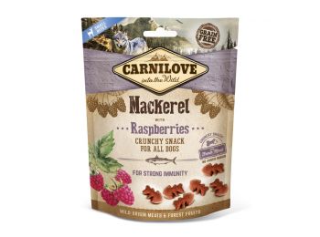 CarniLove Dog Crunchy Snack makréla málnával jutalomfalat