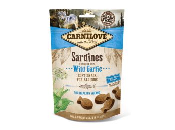 CarniLove Dog Semi Moist Snack szardínia medvehagymával ju