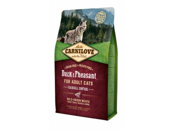 CarniLove Cat Adult Kacsa & fácán – Hairball Control mac