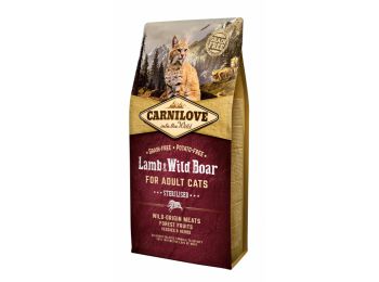 CarniLove Cat Adult Bárány & Vaddisznó – Sterilised mac