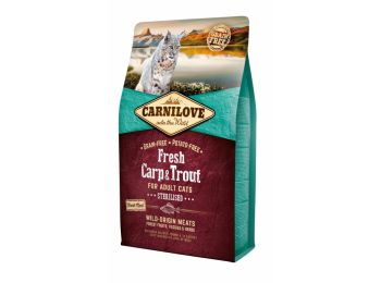CarniLove Fresh Adult Cat ponty&pisztráng sterilised macskatáp 2 kg