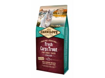 CarniLove Fresh Adult Cat ponty&pisztráng sterilised macska