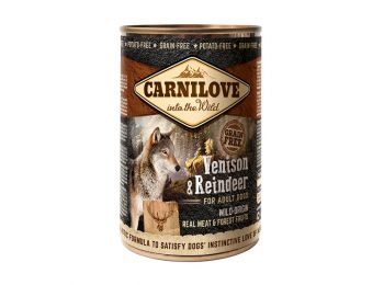 CarniLove konzerv Adult Vadhús-Rénszarvas 400 gr