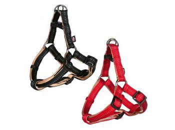 Trixie Hám Softline Elegance M Piros/Bézs 50–65cm/20mm