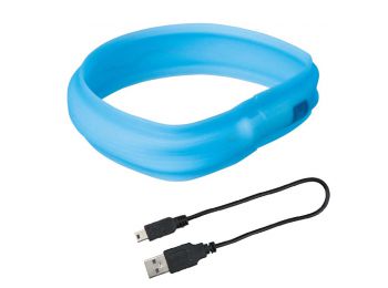 Trixie Nyakörv Világítós Usb-El M-L 50cm/30mm Kék