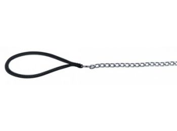 Trixie Póráz Láncos nylon fogóval 1m/3mm fekete