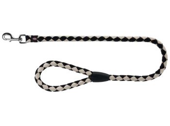 Trixie Póráz Cavo, L–XL: 1.00 m/18 mm, Fekete/Ezüst