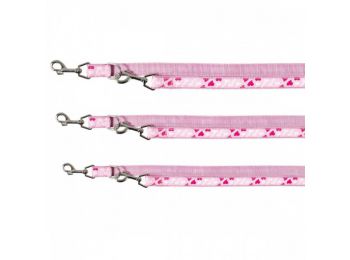 Trixie Póráz Modern Art Rose Heart Hosszabítható XS-S 2m