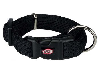 Trixie Nyakörv Comfort Soft S–M: 30–45 cm/25 mm, Fekete