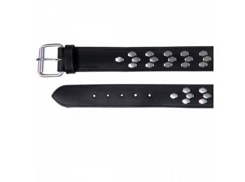 Trixie Nyakörv Active bőr csavarokkal XL 65-75cm/40mm feke