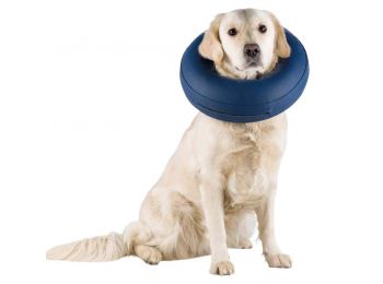 Trixie Védőgallér felfújható S-M kék