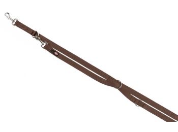 Trixie Póráz Hosszabbítható Prémium M–L 2m/20mm Mocca