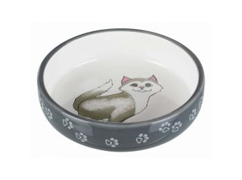 Trixie Tál kerámia macskának cica mintával 0,3l/15cm sz