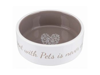 Trixie Tál Kerámia Pet s Home 0,3l/12cm krém/barna