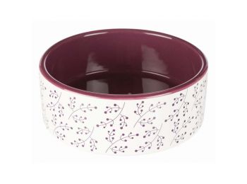 Trixie Tál kerámia 0,8l/16cm fehér/bordó