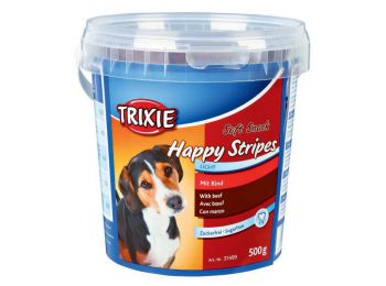 Trixie Jutalomfalat Soft Snack Happy Stripes Vödrös 500gr