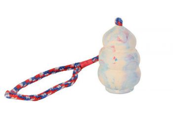 Trixie Játék Tömör Gumi Harang Kötéllel 8cm/30cm