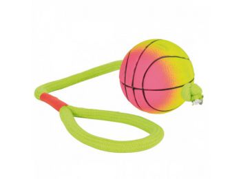 Trixie Játék Gumi Neon Labda Kötéllel 6cm/30cm