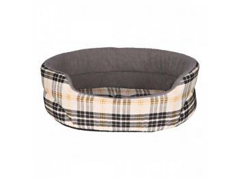 Trixie Ágy Lucky peremes 85x75cm bézs/szürke