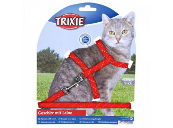 Trixie Hám És Póráz Macskának Szövet Fényvisszaverös 18-35cm/10mm 1,3m