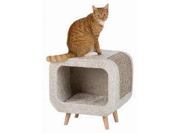 Trixie Kaparó bútor Alicia 4 lábbal 48x48x38cm szürke/vi