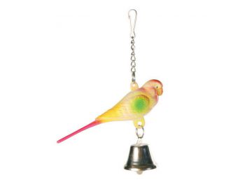 Trixie Játék Papagáj Lánccal, Csengővel9cm