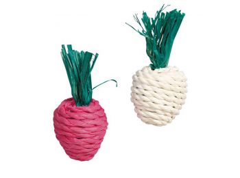 Trixie Fogkoptató Szalma Rágcsálóknak Retek 2db 8cm