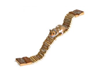 Trixie Létra Fából Egérnek Hörcsögnek Natural Felfüggeszthető 7×55cm