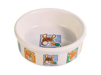 Trixie Tál Kerámia Nyúlaknak Nyúl Mintával 240ml / 11cm