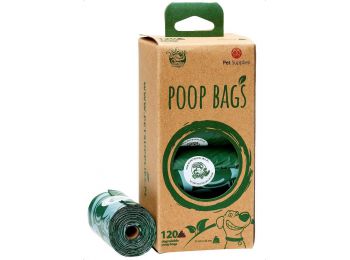 Tobys Eco Poop Bags Lebomló Ürülék Felszedő Zacskó 8 t