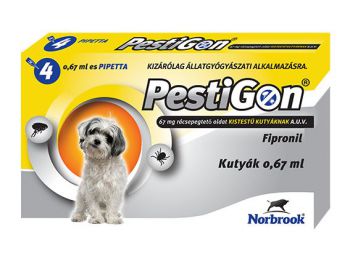 Pestigon SpotOn S cseppek kistestű kutyáknak 0,67 ml