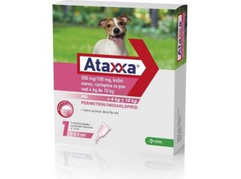 Ataxxa Spot On rácsepegtető oldat 4-10-kg között, 1 pipe