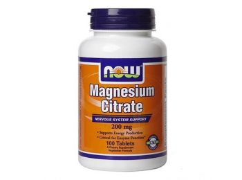 MAGNESIUM CITRATE 200MG. 100x - NOW-