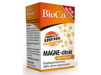 Magne-citrát+ B6 vitamin Megapack 90x -bioCo-
